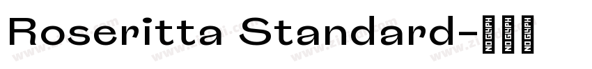 Roseritta Standard字体转换